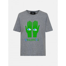 DSQUARED2 Γυναικείο T-shirt Eyes on Hands Tee