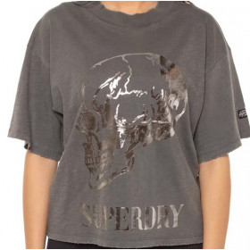 SUPERDRY Γυναικείο T-Shirt Vintage Boxy Rock