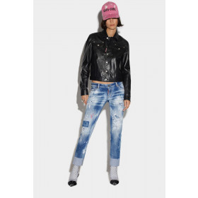 DSQUARED2  Γυναικείο Monogram Cool Girl Crop Jean