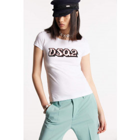 DSQUARED2 Γυναικείο Scoop Fit T-Shirt