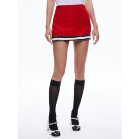 Alice + Olivia Γυναικεία Φούστα  Rubi Tweed Mini Skirt