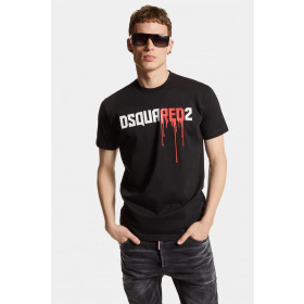 DSQUARED2 Ανδρικό Bloody Red T-Shirt Cool Fit