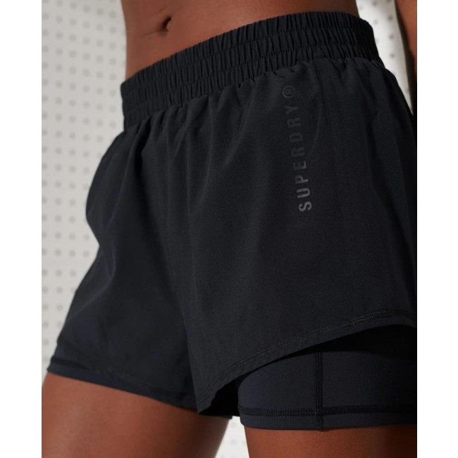 Superdry Women Running Double Layer Shorts WS310188A 02A