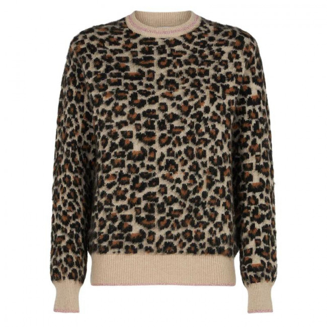 MC2 SAINT ΒARTH Women's Sweater New Queen Soft P Leopard 11