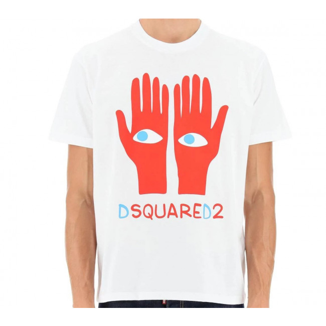 DSQUARED2 Men’s T-shirt Eyes on Hands