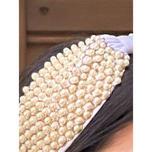 NAMJOSH Headband with Pearls