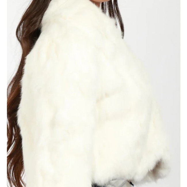 TAVUS Womens Fur Coat  Pelliccia
