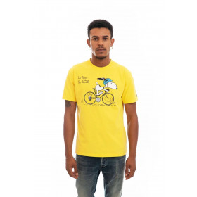 MC2 SAINT BARTH Men's T-Shirt Arnott Emb Snoopy Bike 91