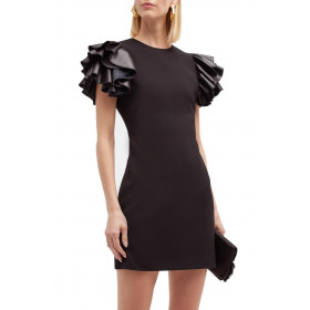 Alice + Olivia Women's Mini Dress with Ruffled Sleeves