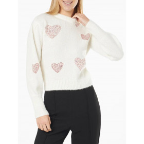 MC2 SAINT BARTH Women's Bloom Soft Heart Sweater