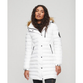 Superdry Womens Fuji Hooded Mid Length Puffer Jacket