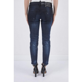 DSQUARED2 Women Medium Waist Skinny Cropped Jean S75LA0825 S30342-470