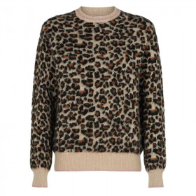 MC2 SAINT ΒARTH Women's Sweater New Queen Soft P Leopard 11