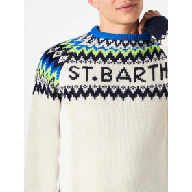 MC2 SAINT BARTH Men's Sweater Heron Nordic Sb Icelandic