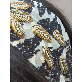 NAMJOSH Headband with Leaves