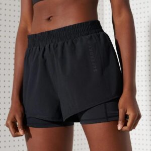Superdry Γυναικείο Σορτς Running Double Layer