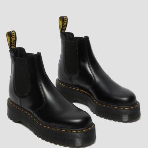 DR. MARTENS Γυναικεία Δερμάτινα Μποτάκια Chelsea Platforms