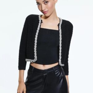 Alice + Olivia Γυναικεία Ζακέτα Akira Embellished Cardi