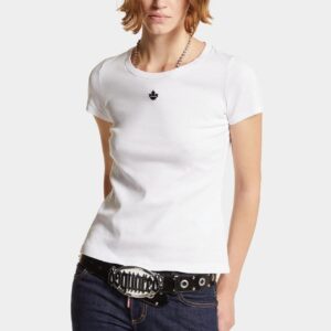 DSQUARED2 Γυναικείο Small Maple Leaf Mini  Fit T-Shirt