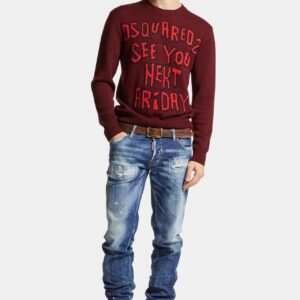 DSQUARED2 Ανδρικό Heritage Rammendo Wash Slim Jeans