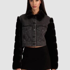 Alice + Olivia Γυναικείο Μπουφάν Jean Jeff